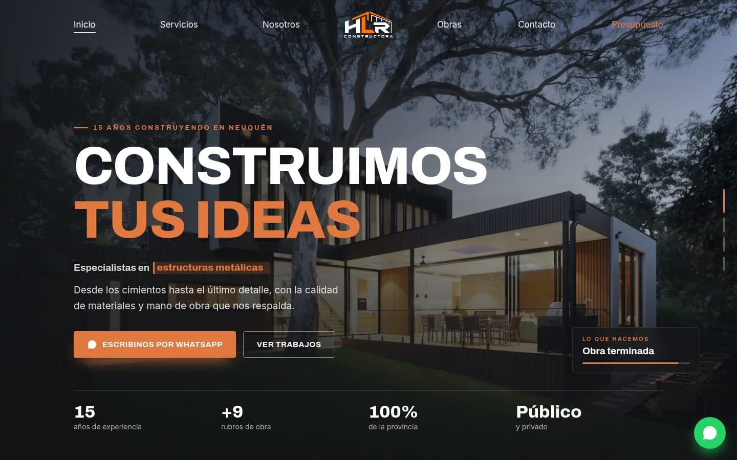 Captura de HLR Constructora