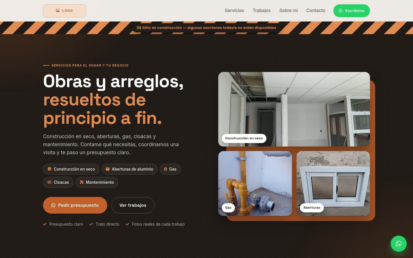 Captura de L&L Servicios