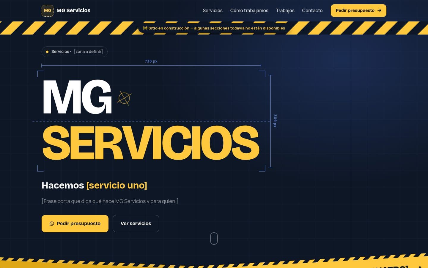 Captura de MG Servicios