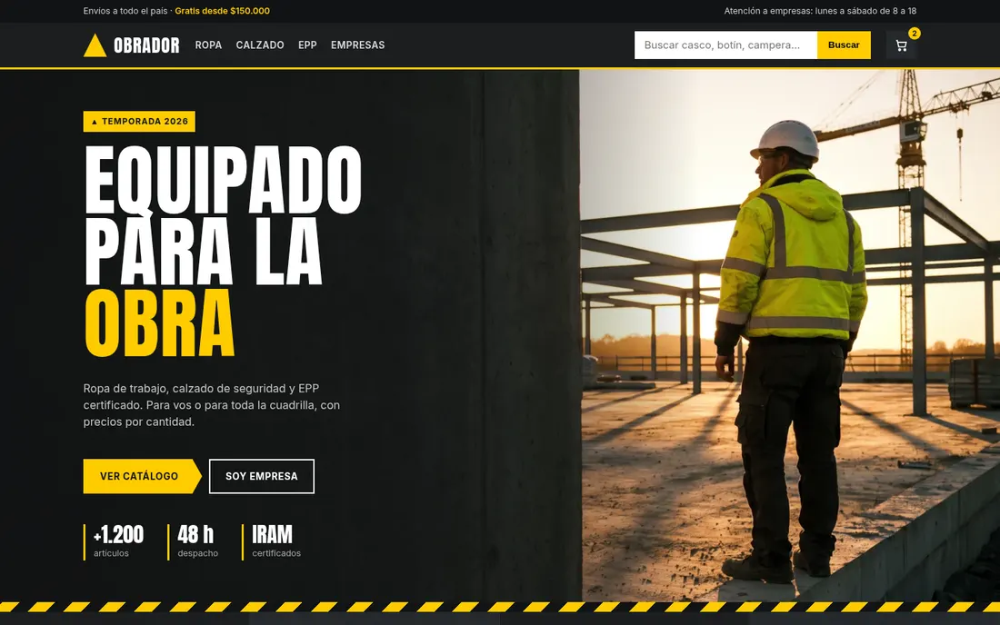 Estilo Industrial bold: Obrador · ropa de trabajo
